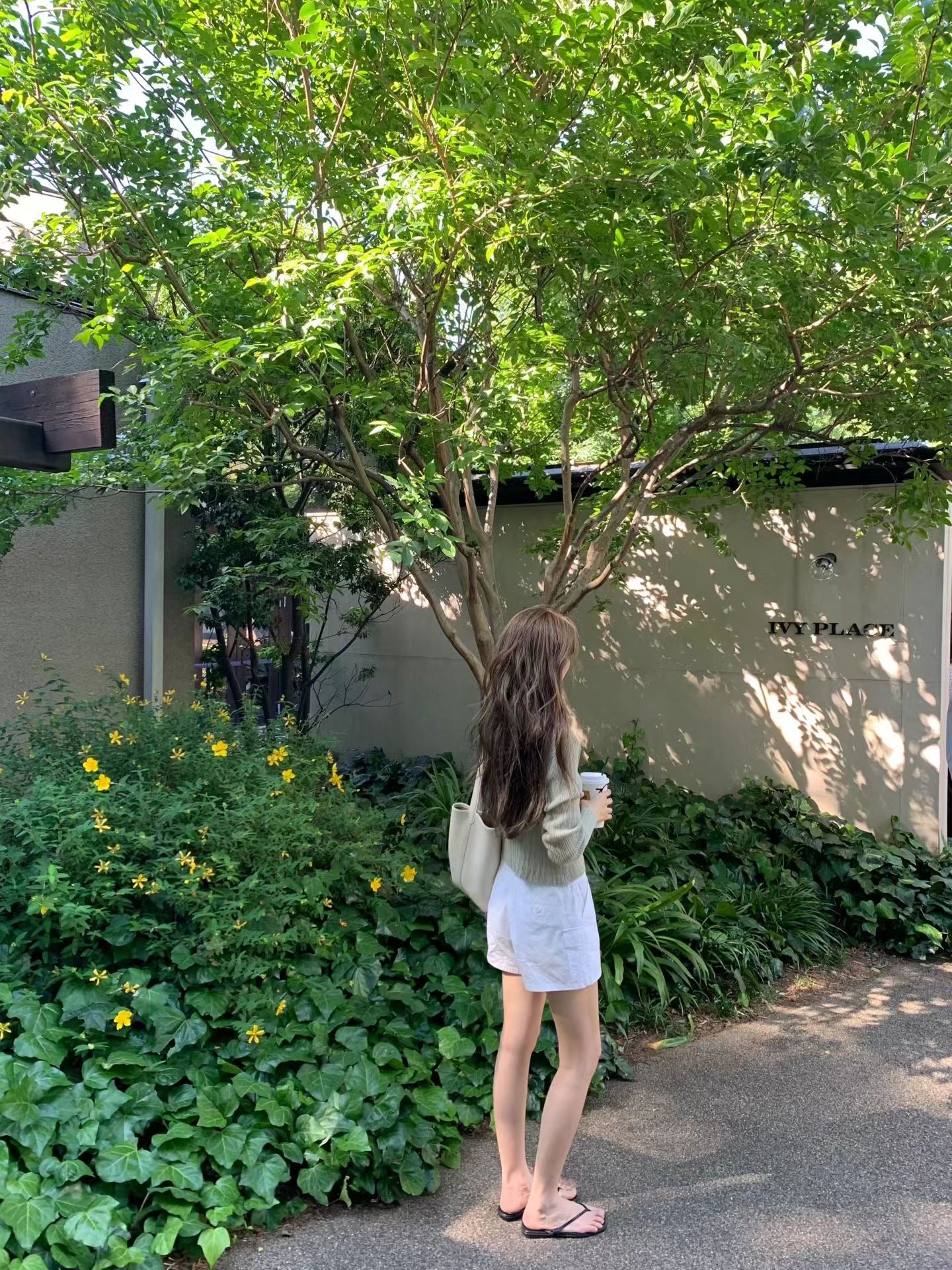 Angel Korea 夏亞麻V領罩衫