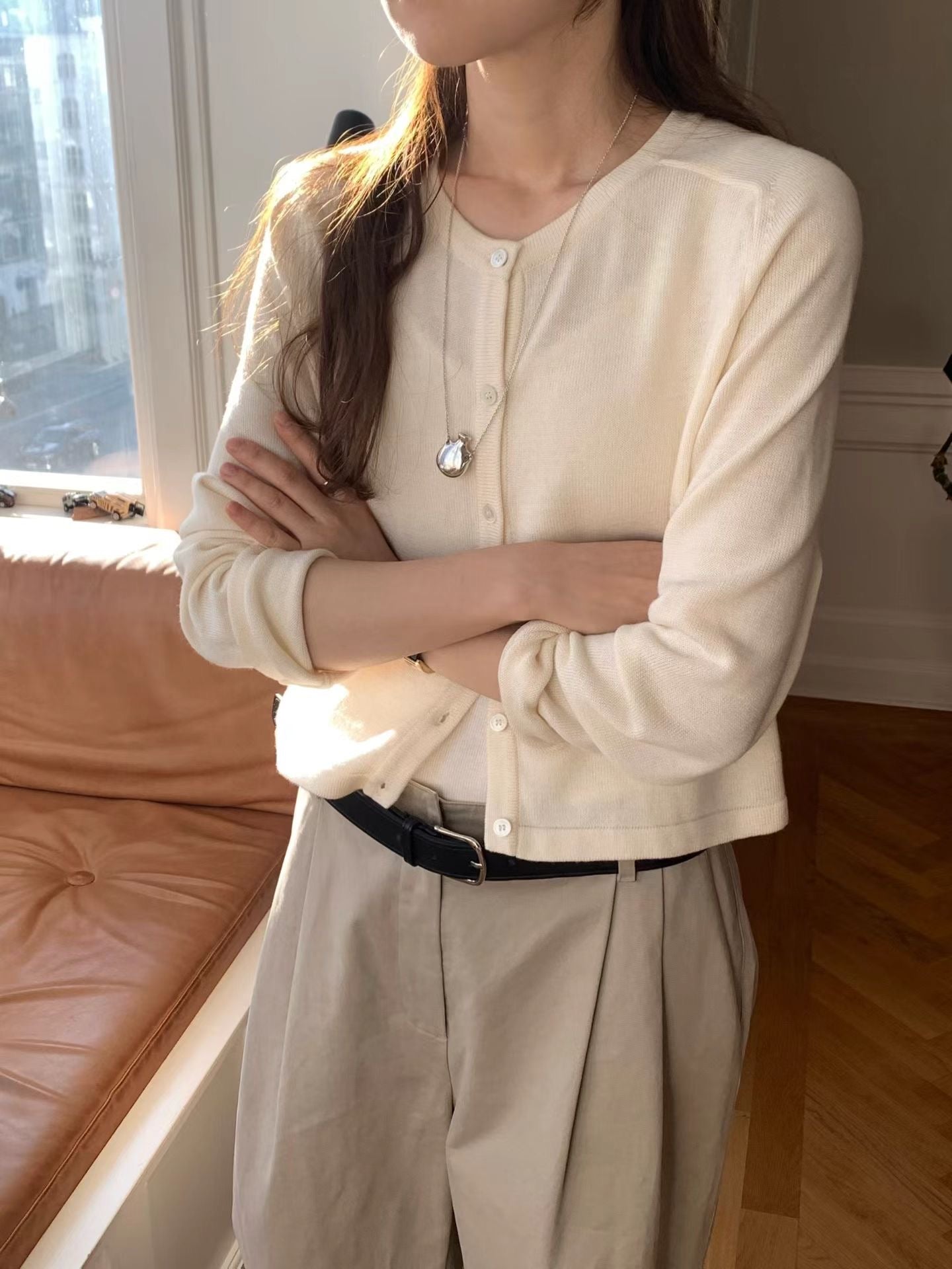 Angel Korea 秋義大利真皮皮帶O22