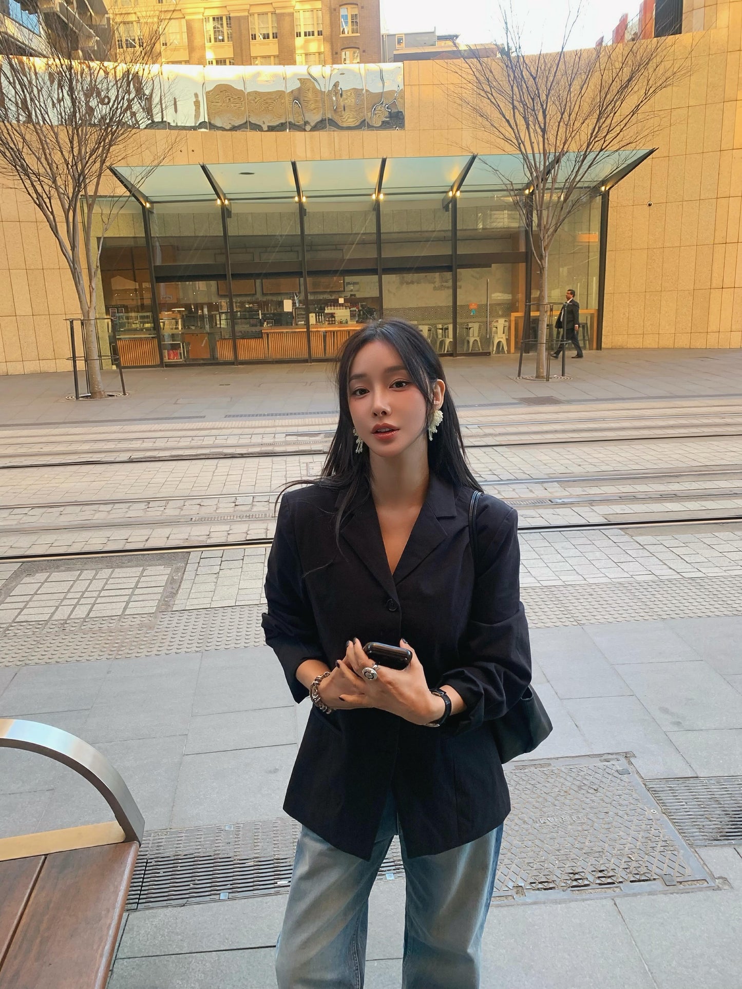 Angel Korea 秋 腰身俐落西外