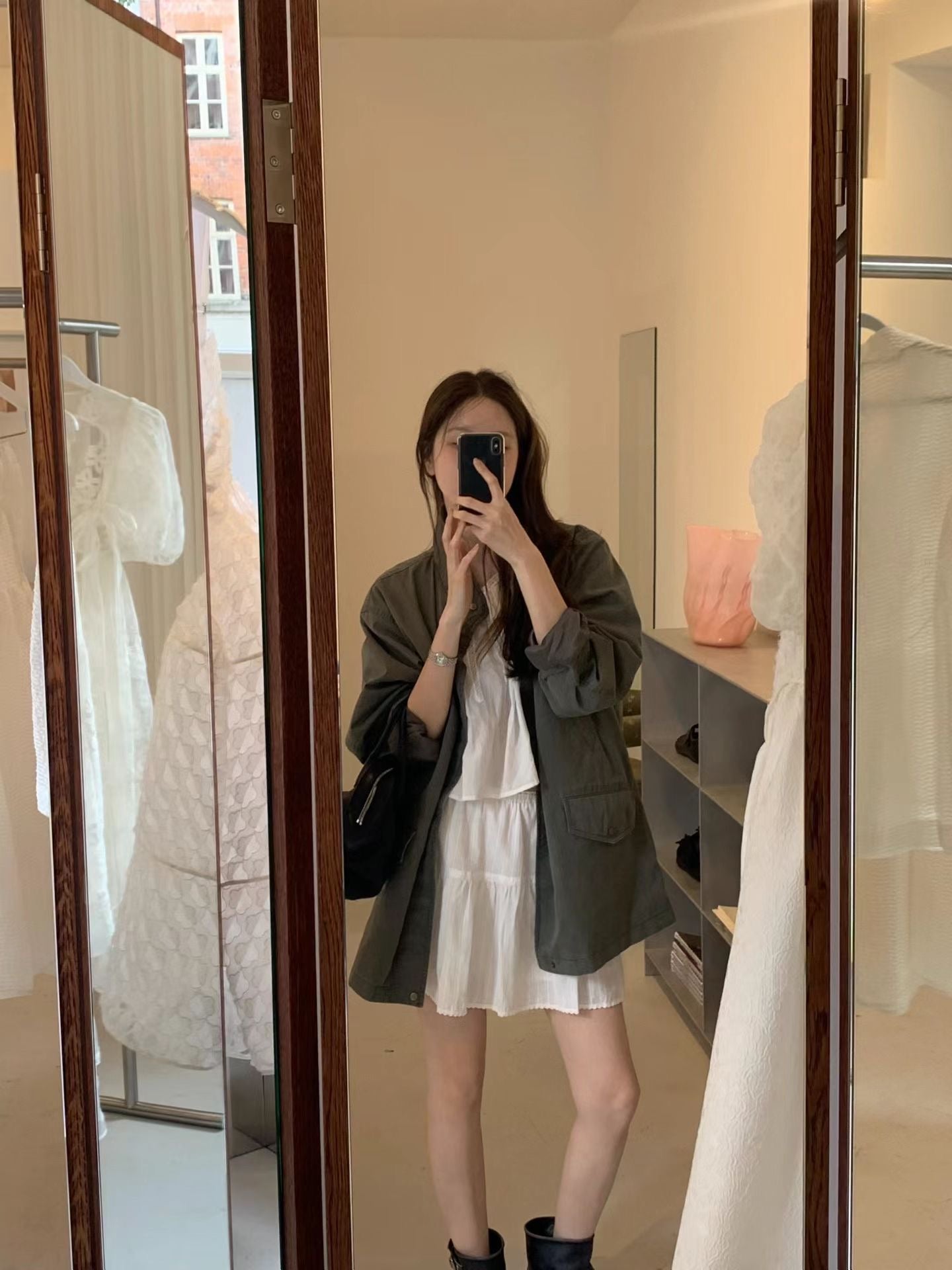 Angel Korea 秋可愛短裙O48