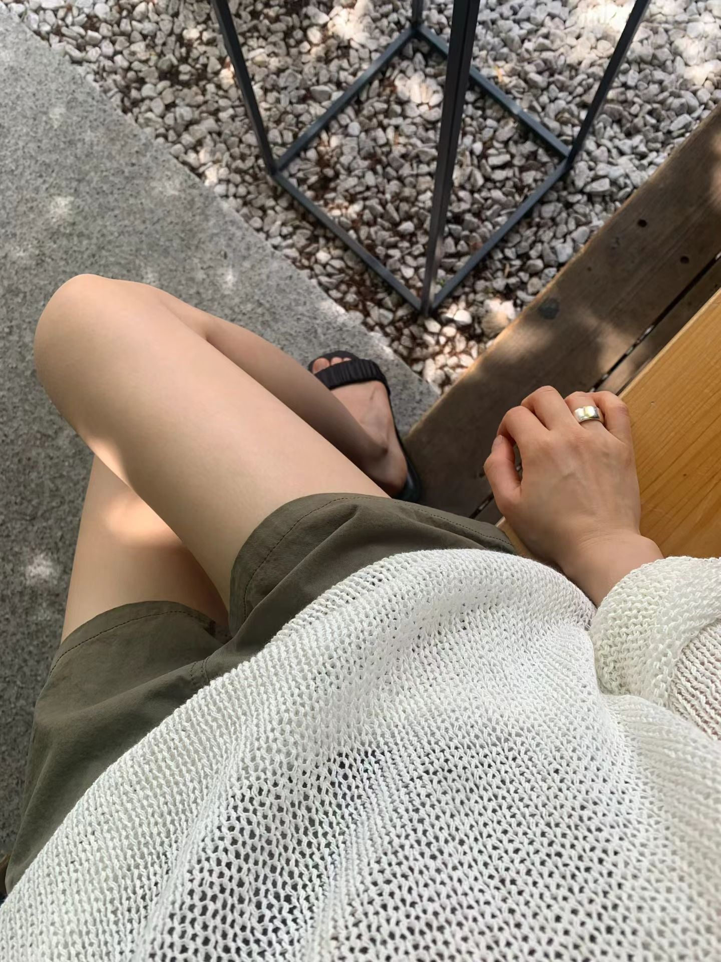 針織棉罩衫