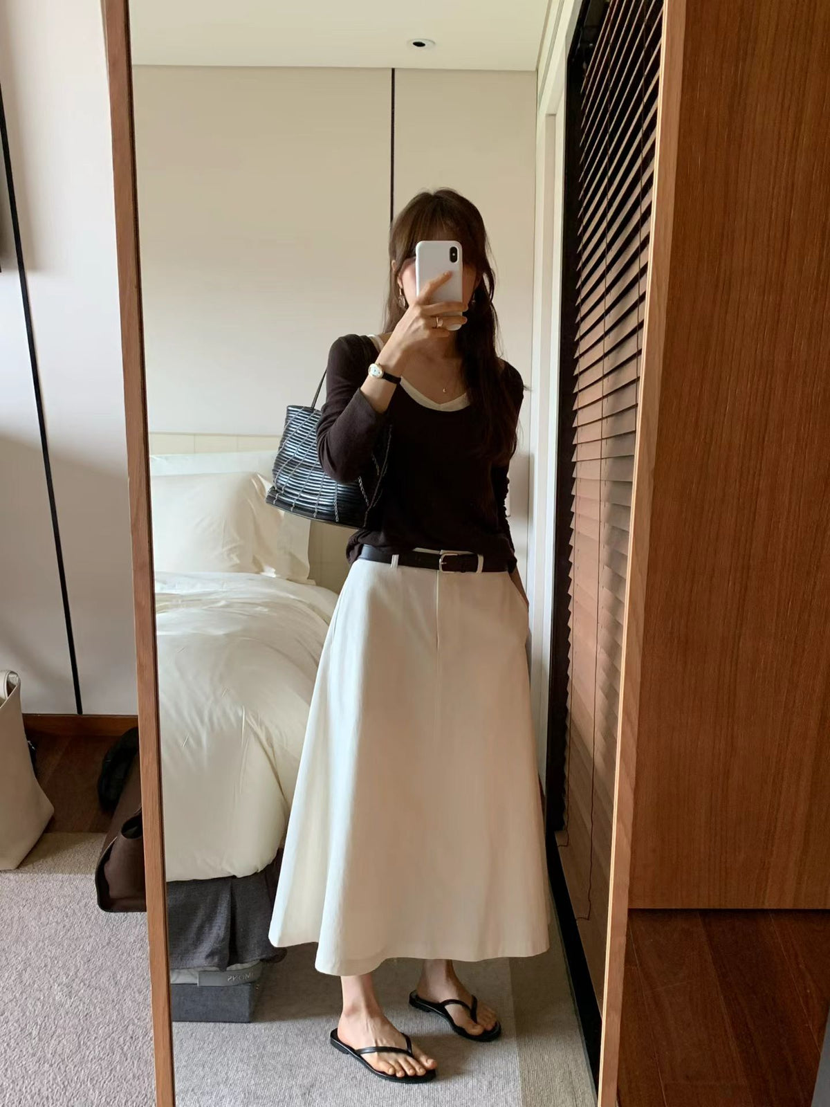 Angel Korea 秋 柔軟後美背踢O12
