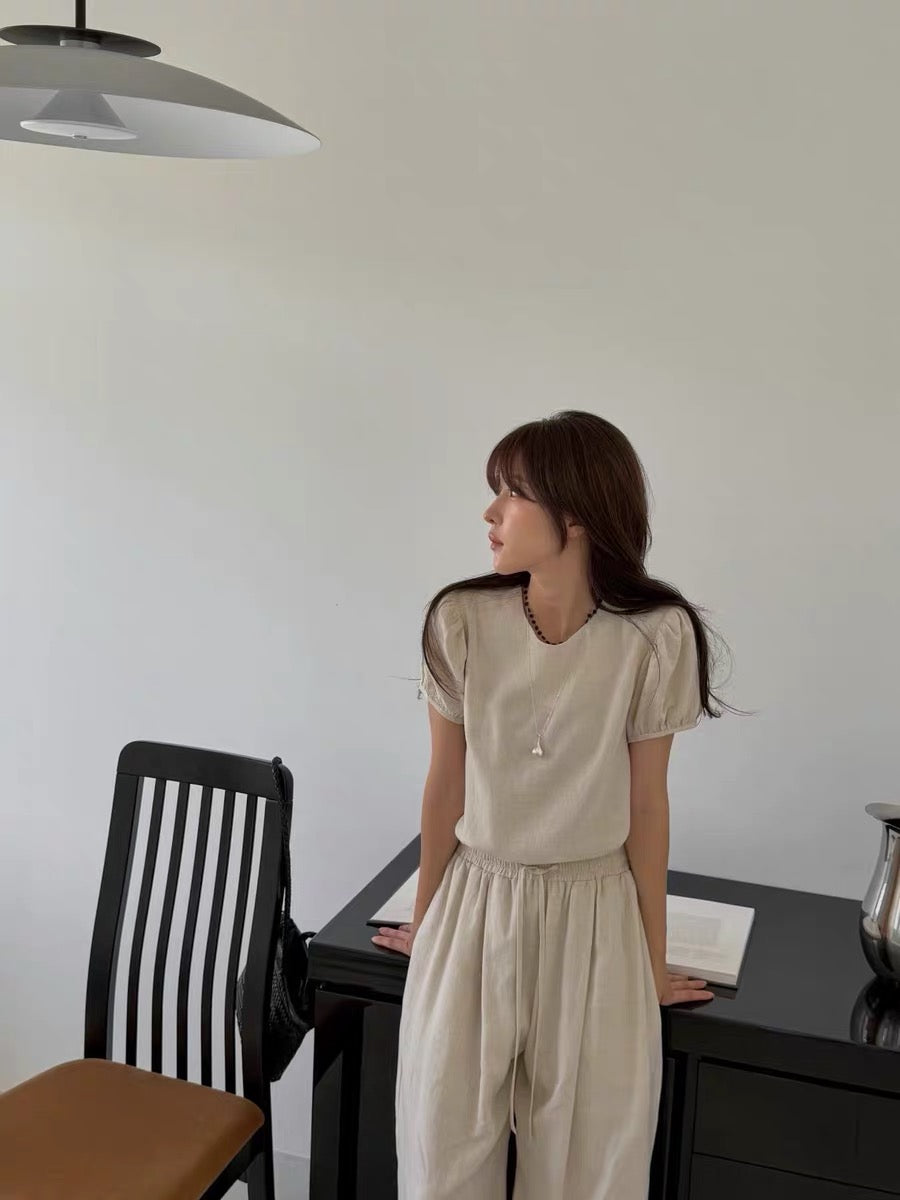 Angel Korea 夏亞麻套裝 5852