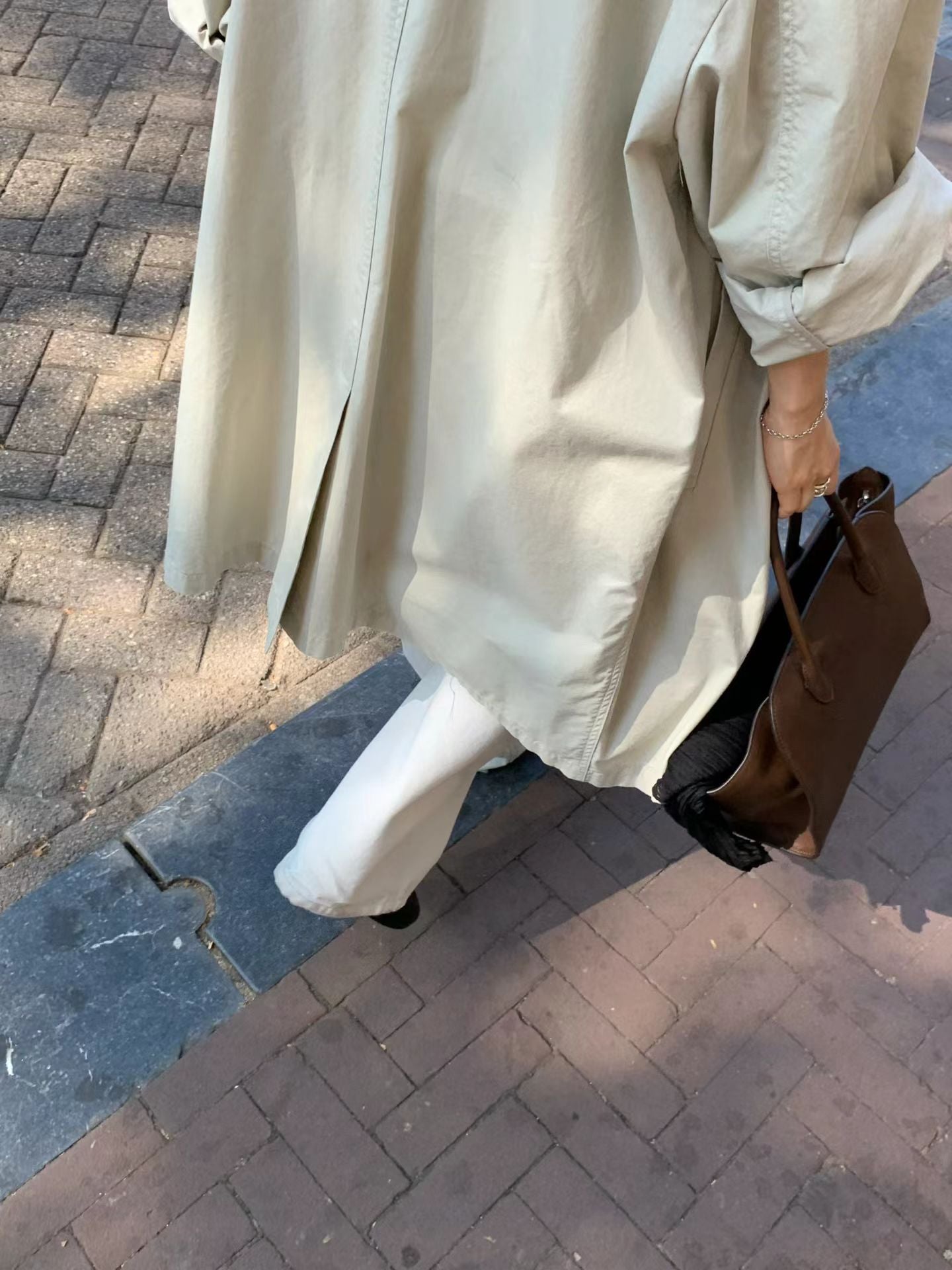 Angel Korea 秋 長版風衣O24