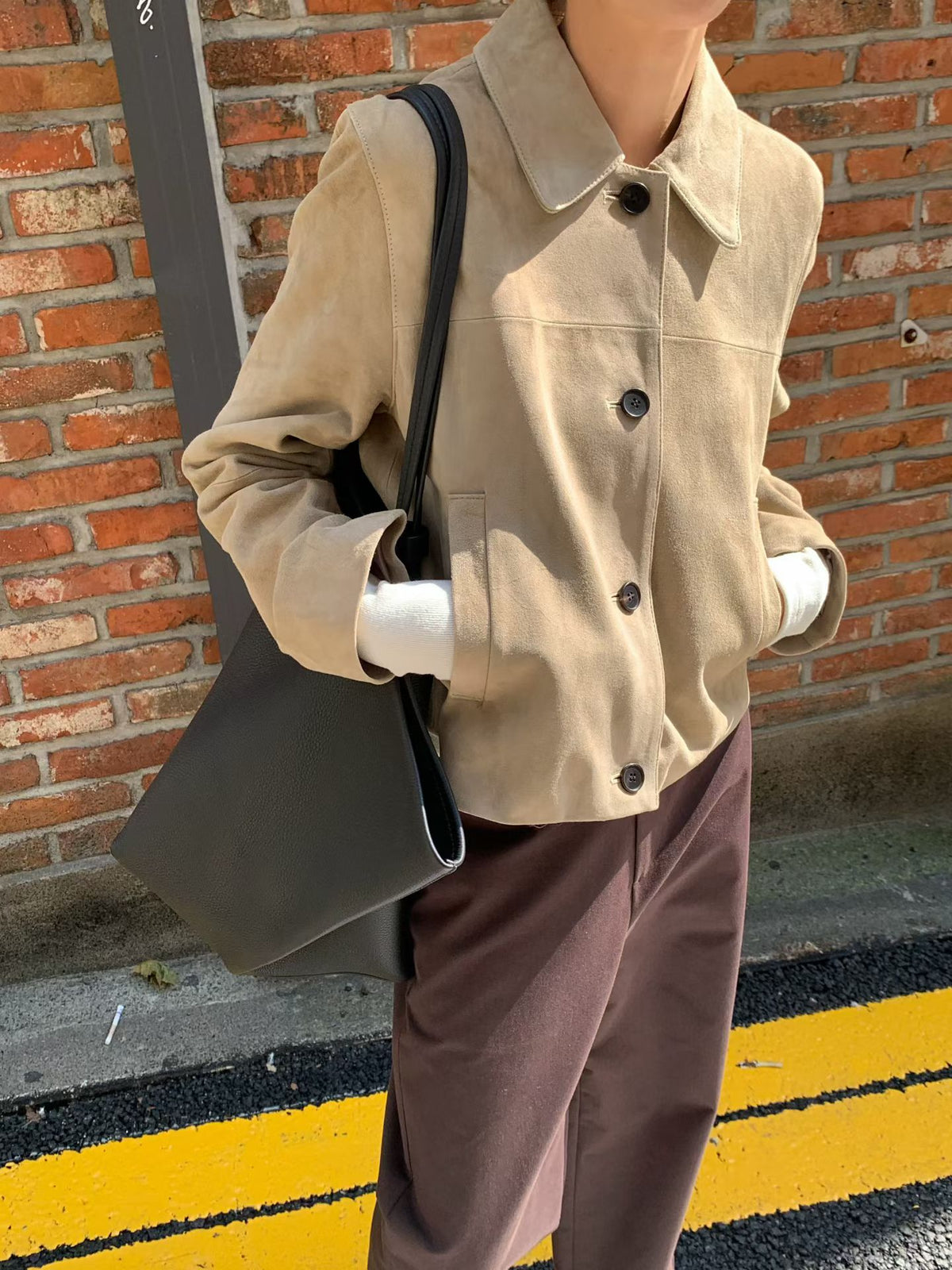 Angel Korea 秋 真麂皮外套