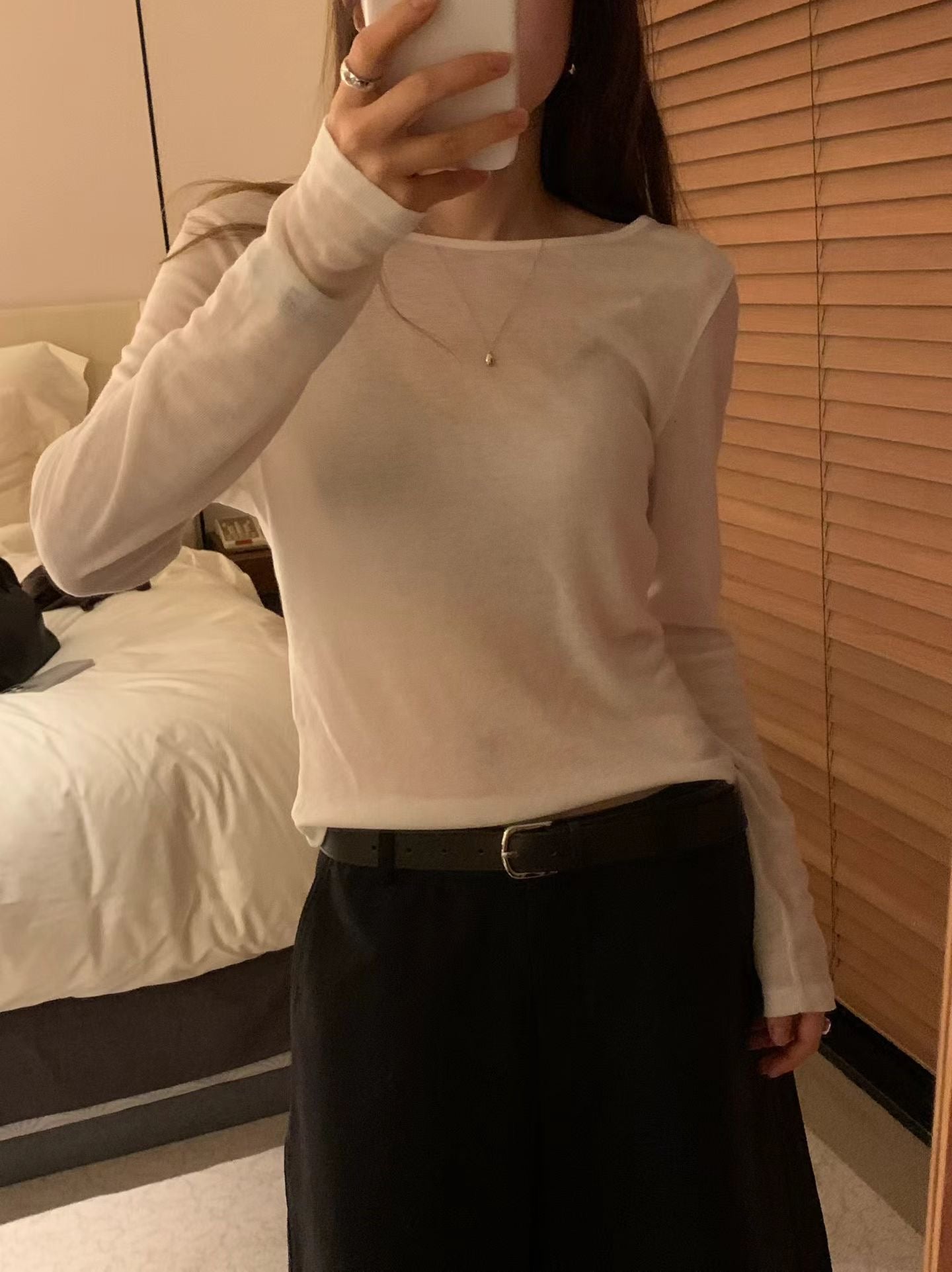 Angel Korea 秋 柔軟後美背踢O12