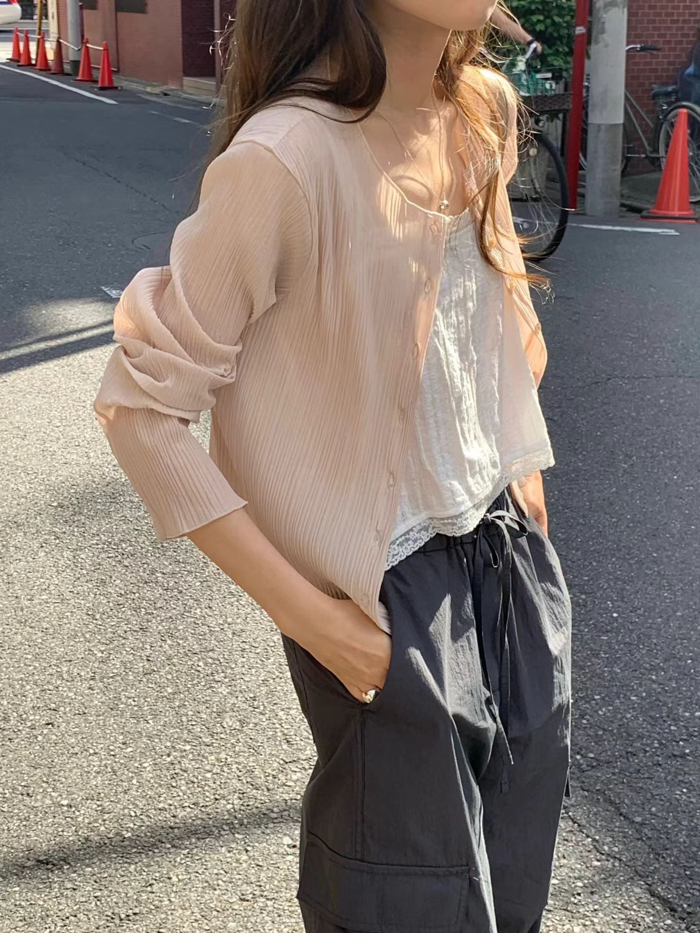 Angel Korea 夏冰淇淋色排釦外