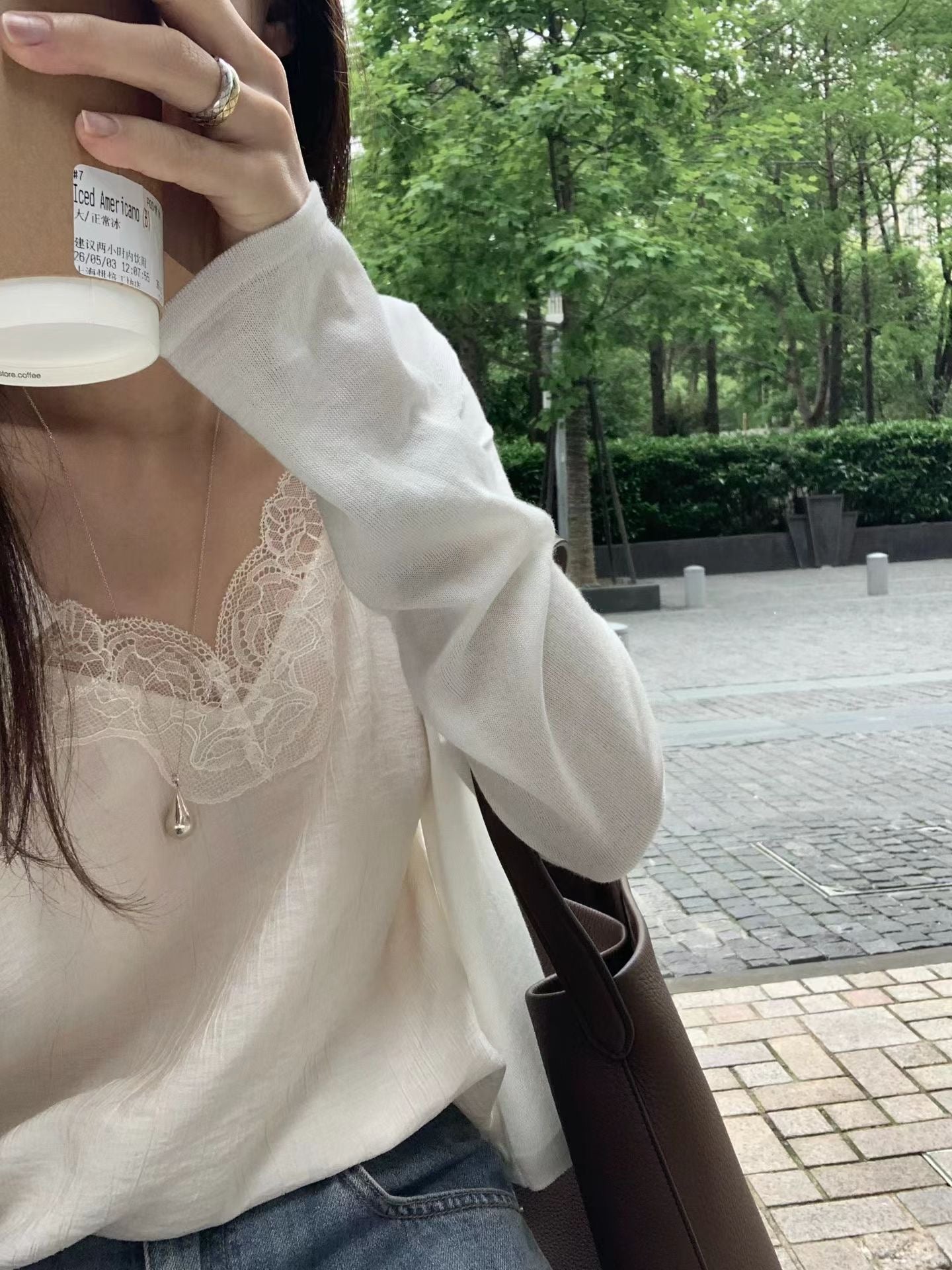 夏絕美蕾絲細肩帶