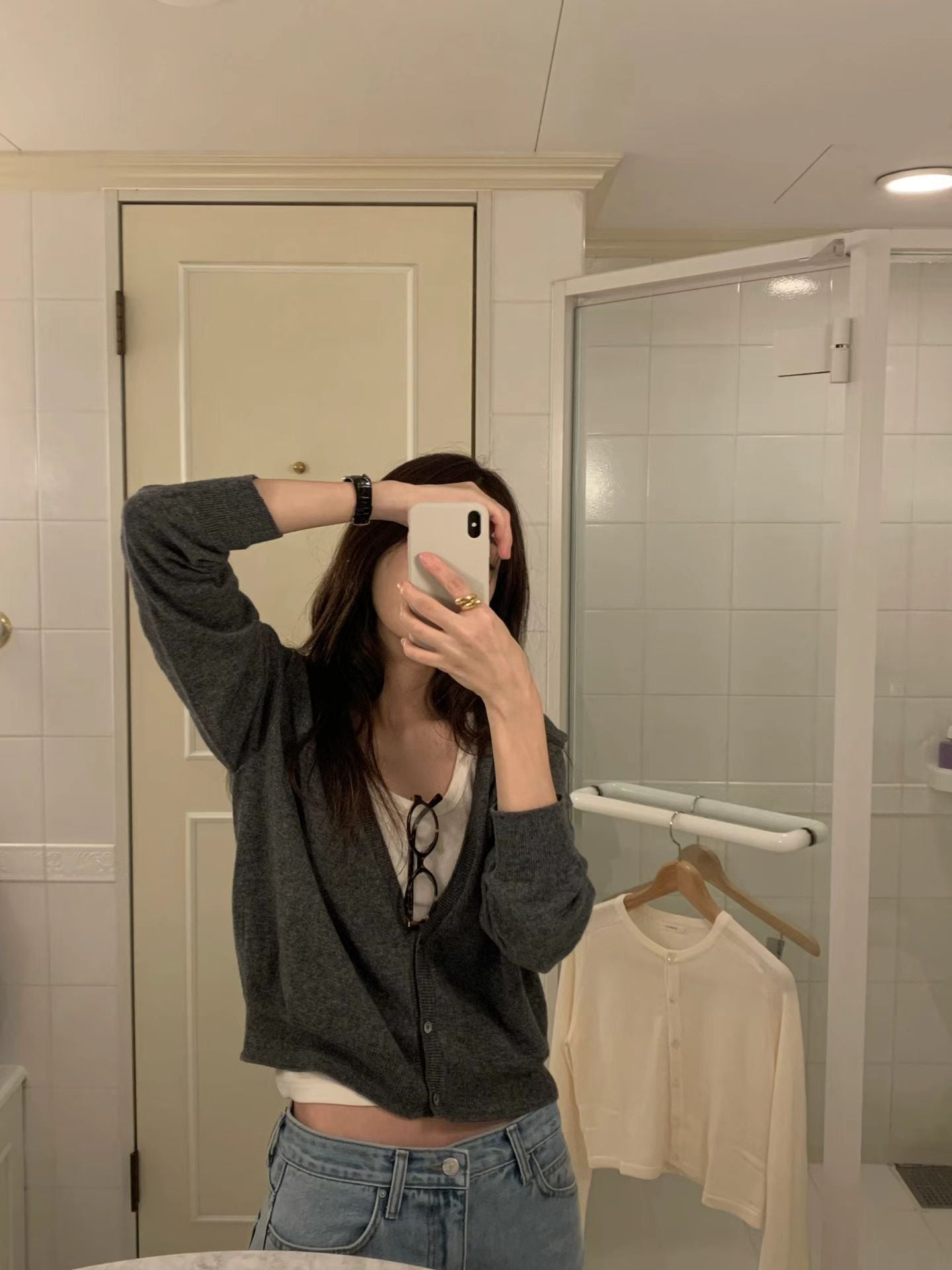 Angel Korea 秋素面背心O11