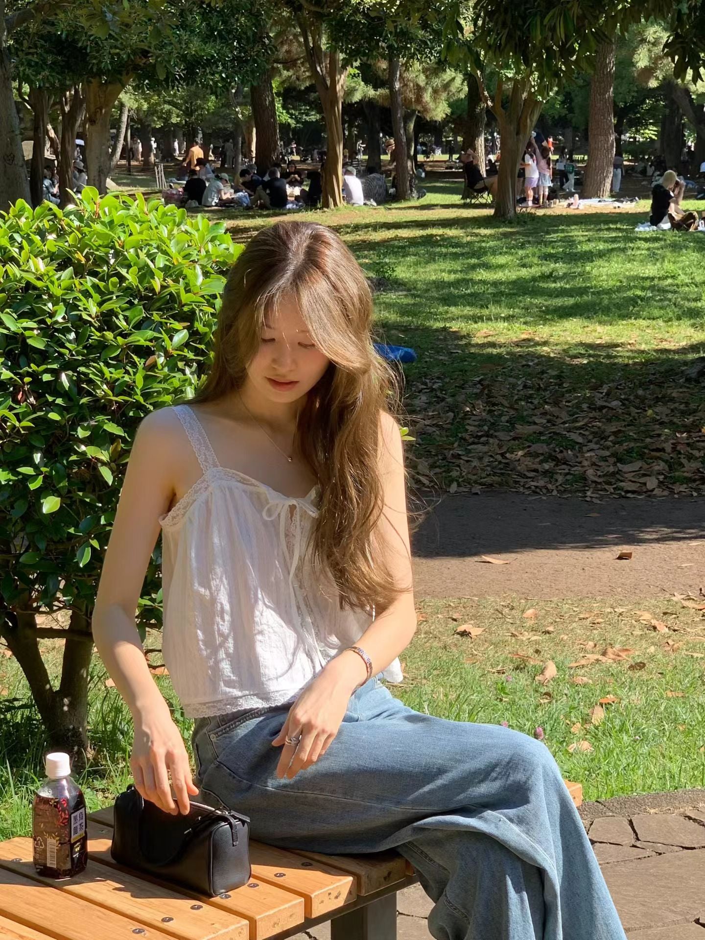 Angel Korea 夏綁帶蕾絲背心