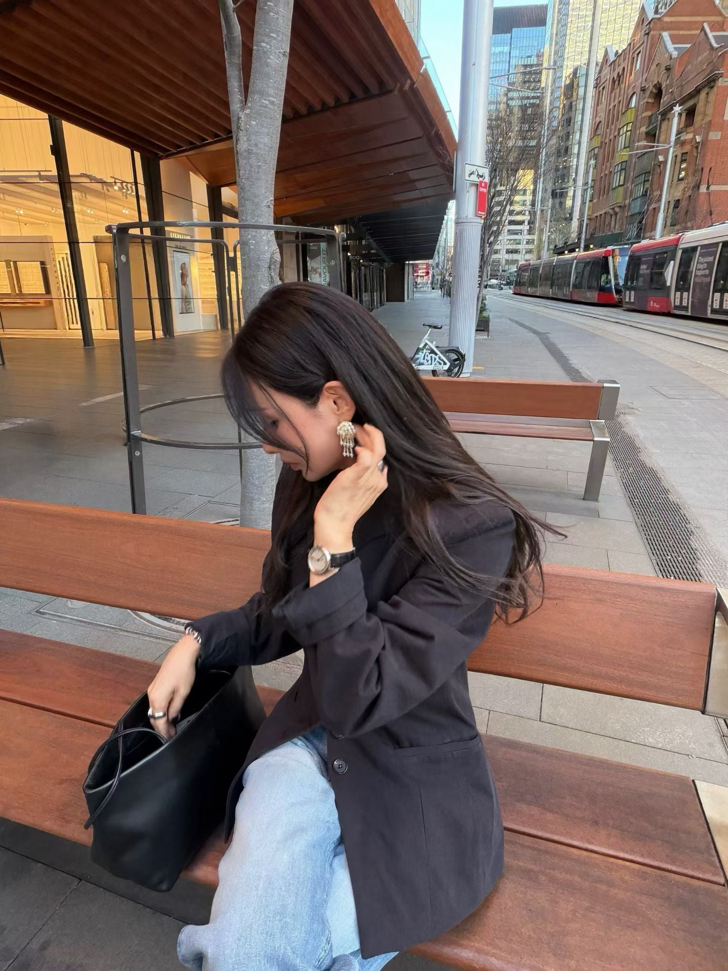 Angel Korea 秋 腰身俐落西外