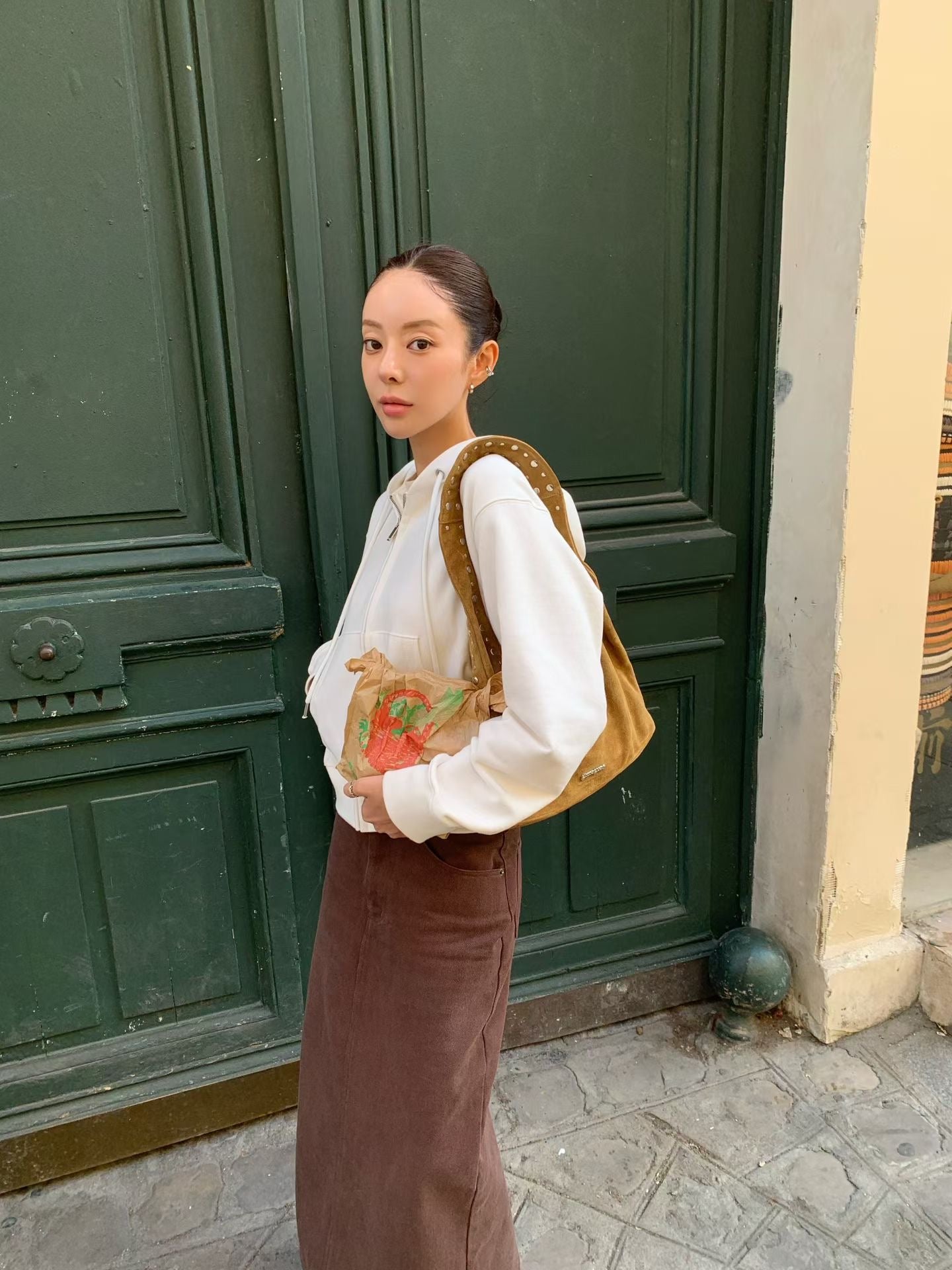 Angel Korea 秋 高質感連帽外套