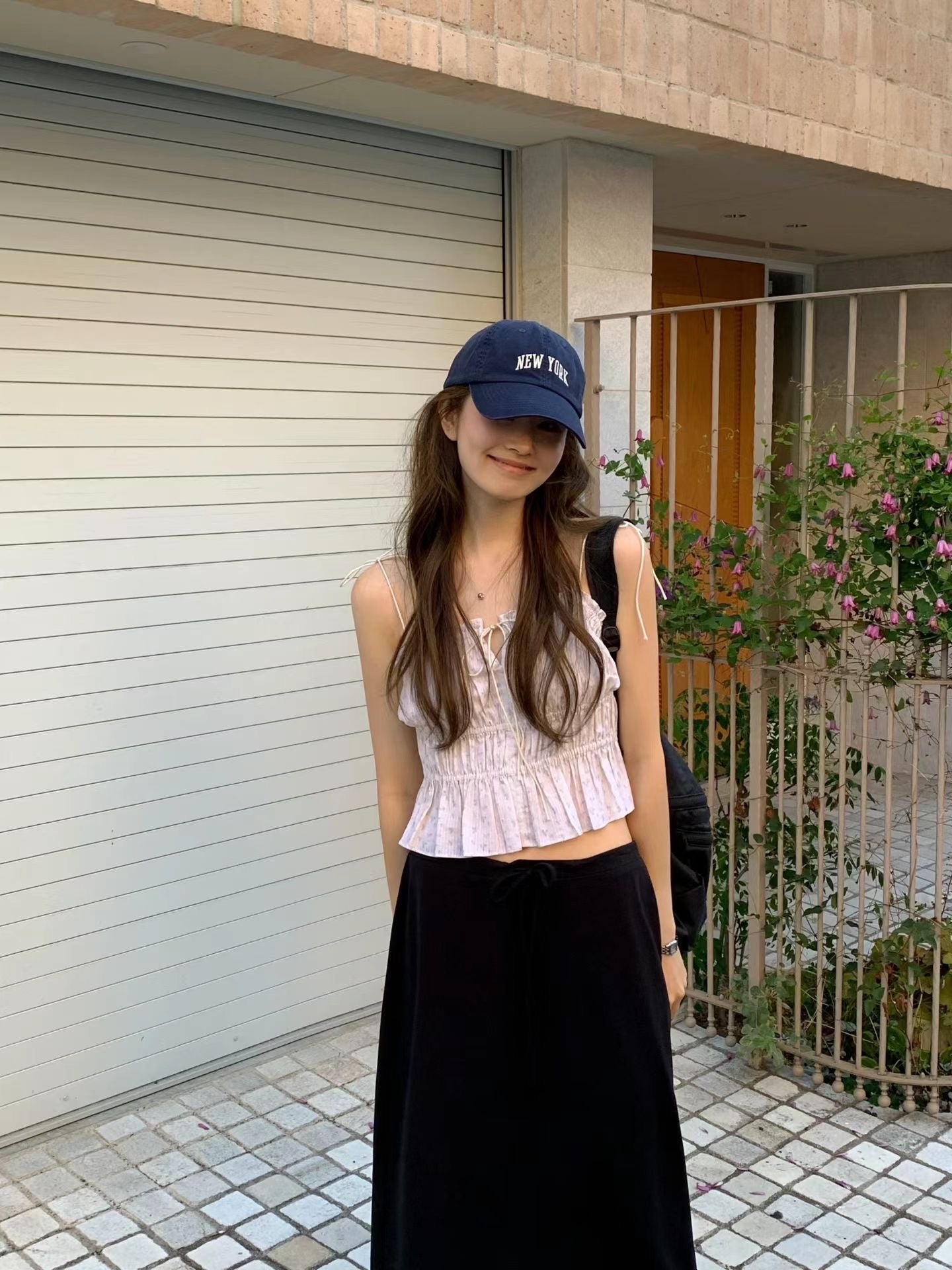 Angel Korea 夏日漂亮皺折細肩帶💓