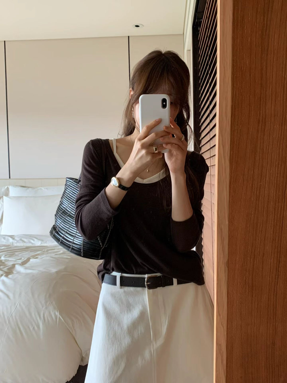 Angel Korea 秋義大利真皮皮帶O22