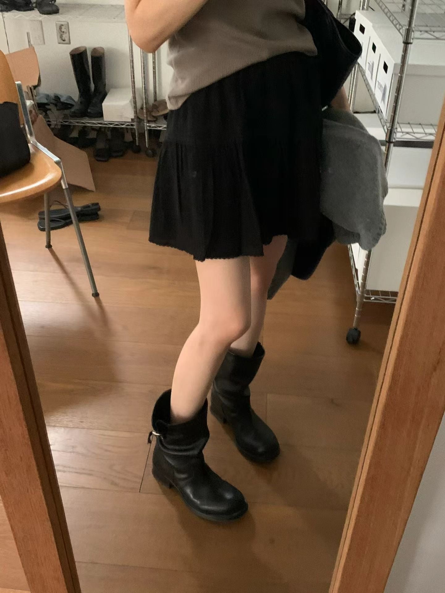 Angel Korea 秋可愛短裙O48