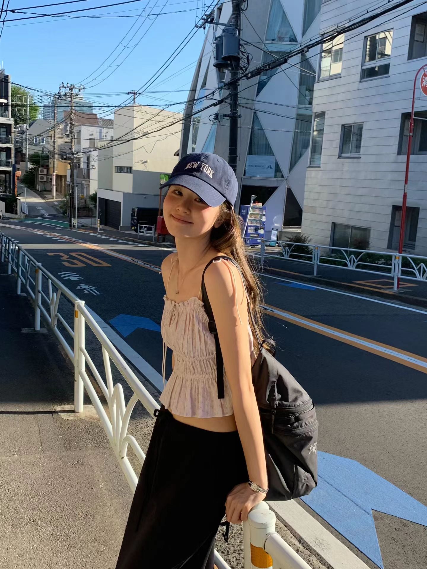 Angel Korea 夏日漂亮皺折細肩帶💓