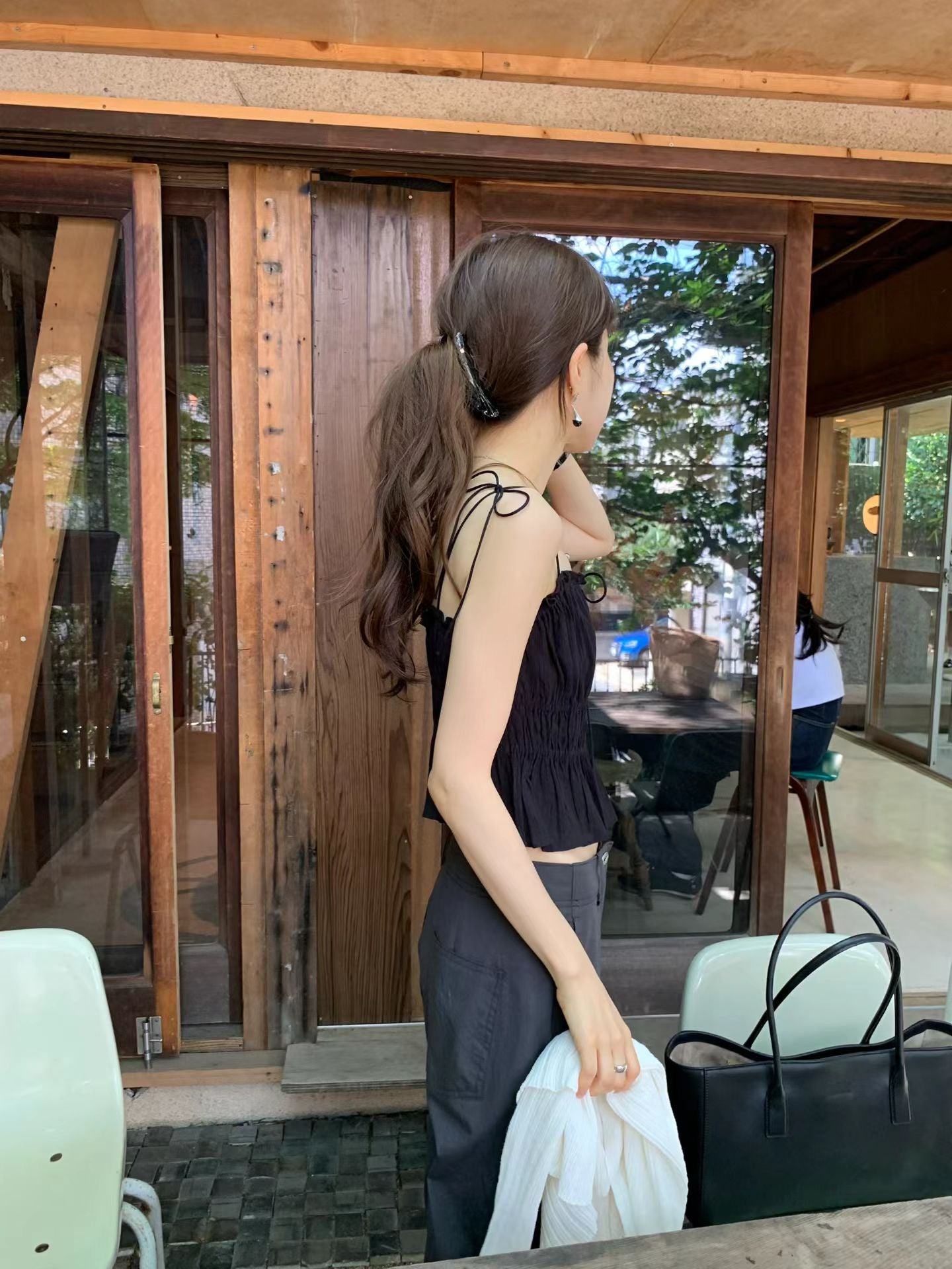 Angel Korea 夏日漂亮皺折細肩帶💓