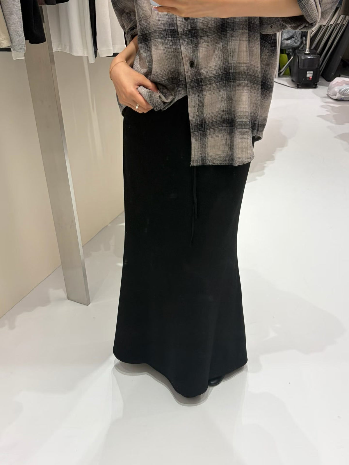 Angel Korea 垂墜彈性長裙M02