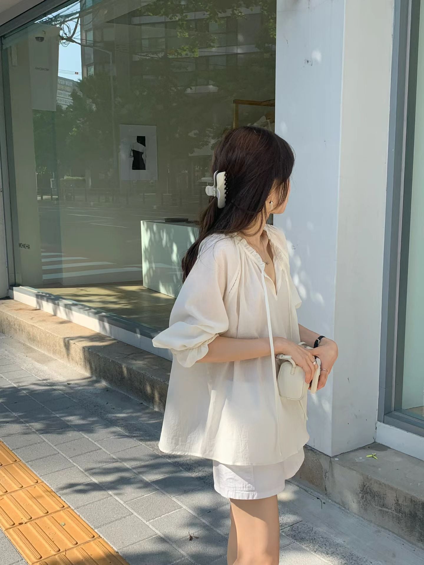 Angel Korea 夏綁帶長袖上衣