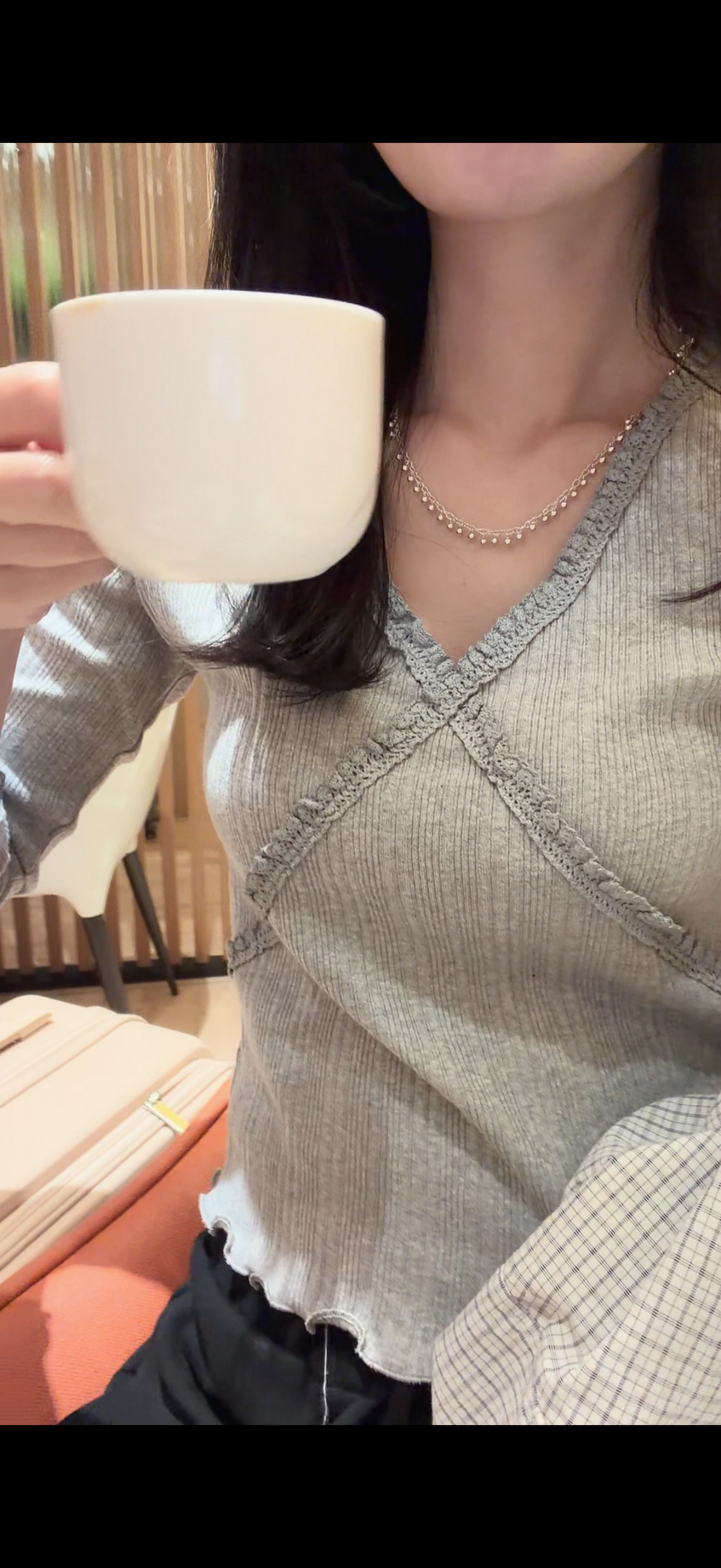 Angel Korea 秋漂亮7分袖